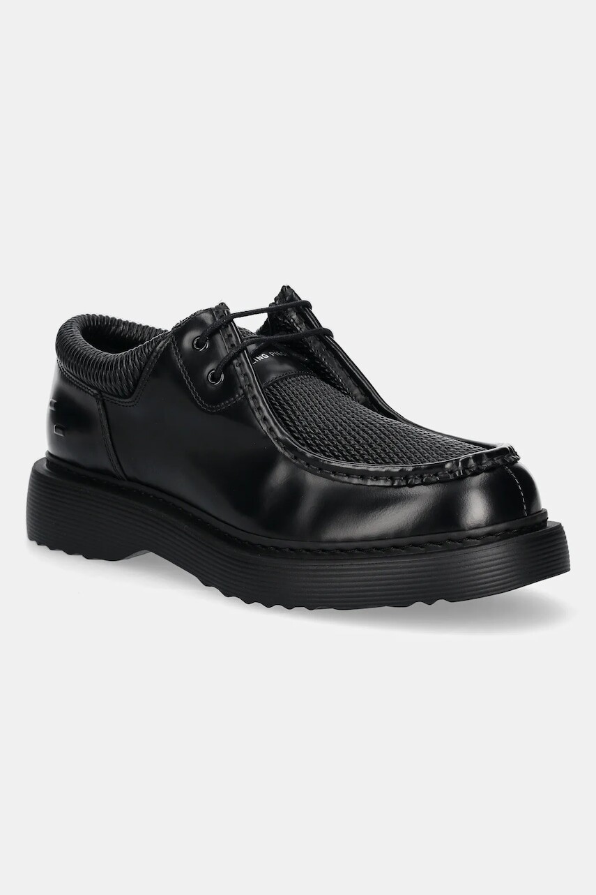 Poltopánky Filling Pieces Moc Derby Reed pánske, čierna farba, 64578551861