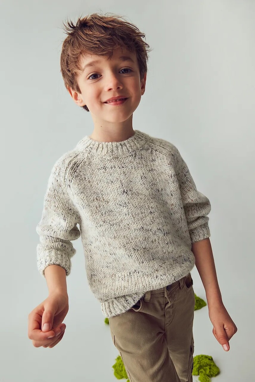 Detský sveter Mayoral béžová farba, 4378