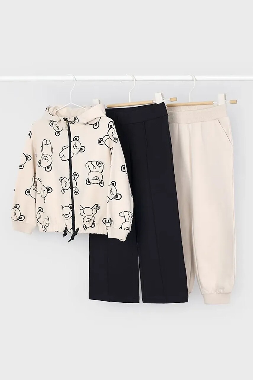 Detská tepláková súprava Mayoral béžová farba, 4895