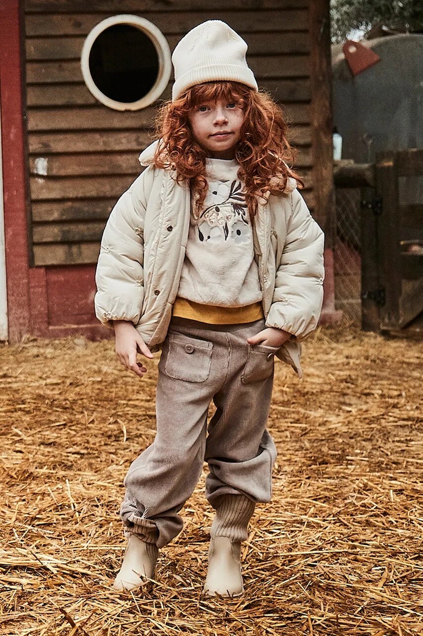 Detské nohavice Mayoral béžová farba, 4575