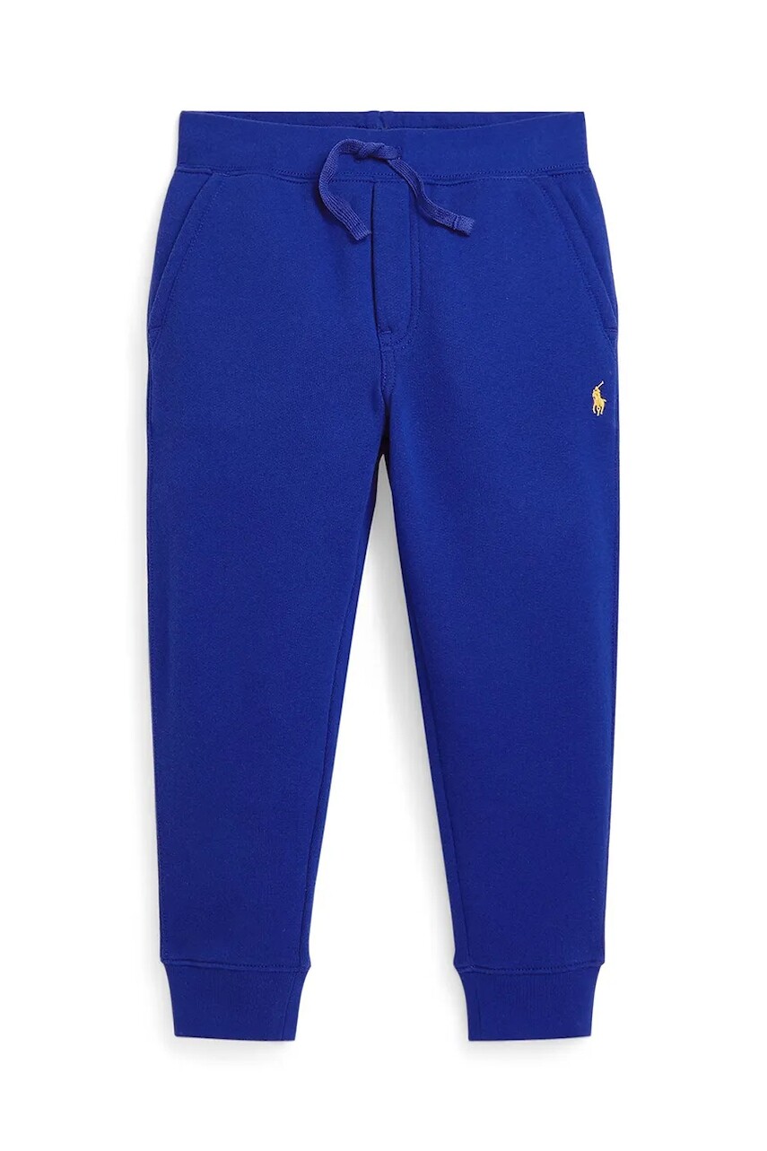 Detské tepláky Polo Ralph Lauren modrá farba, jednofarebné, 322799362040