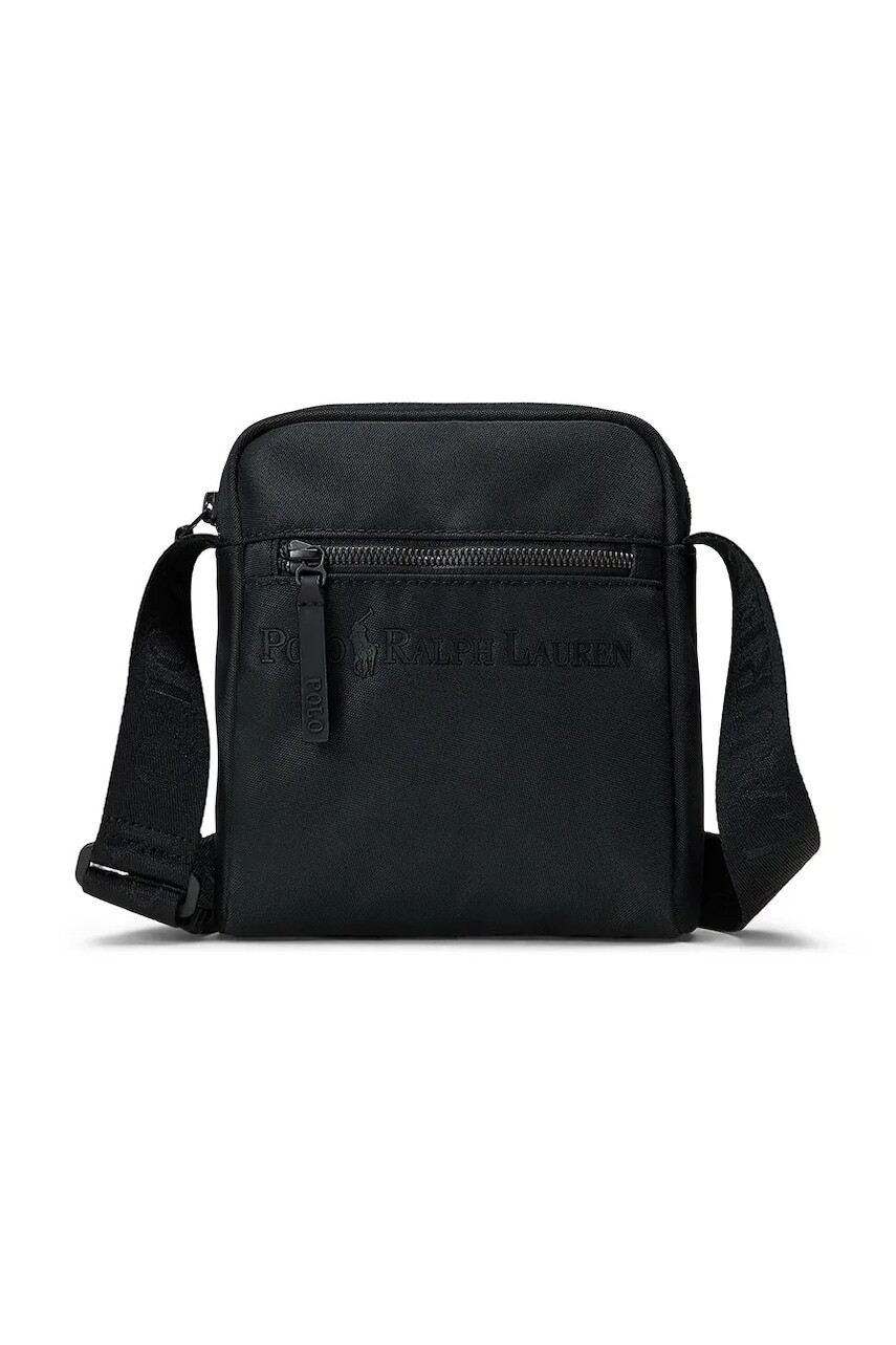 Malá taška Polo Ralph Lauren čierna farba, 405962441