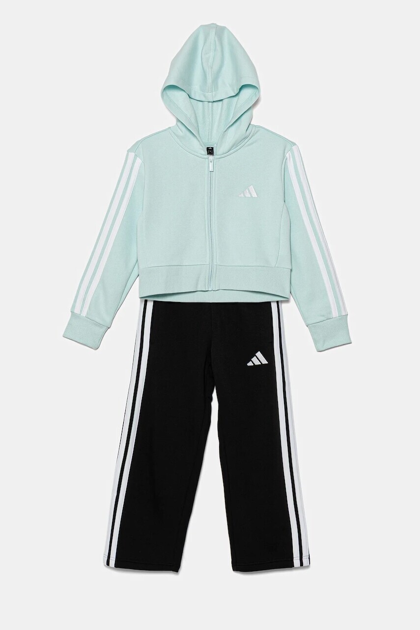 Detská tepláková súprava adidas tyrkysová farba, JN2438