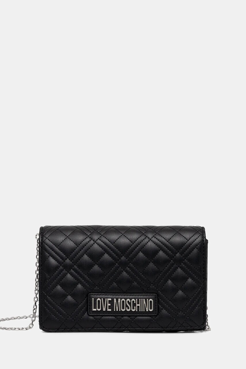 Kabelka Love Moschino čierna farba, JC4079PP1NLA000B