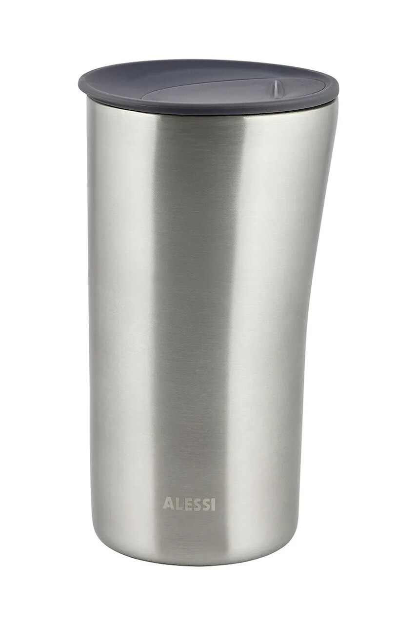 Termo hrnček Alessi Buri 330 ml šedá farba