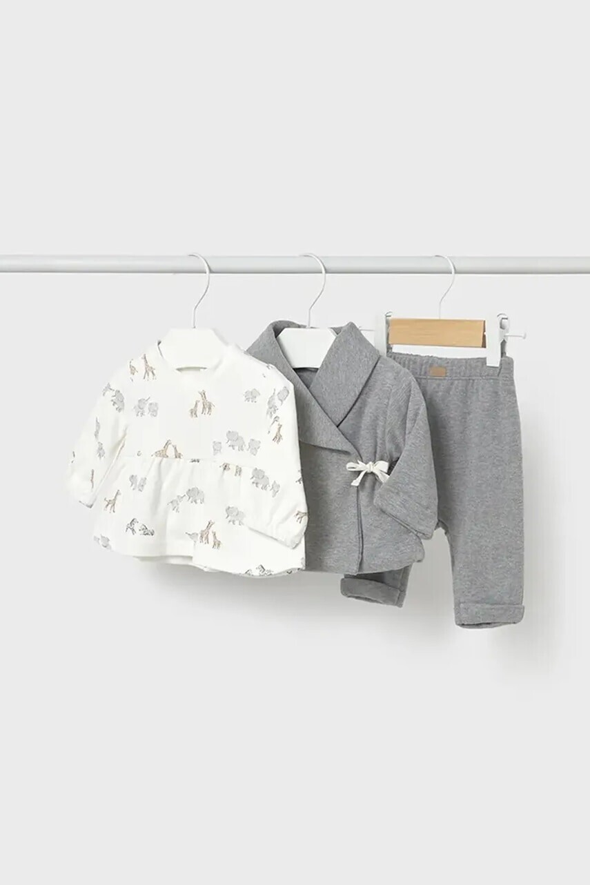Sada pre bábätká Mayoral Newborn šedá farba, 2561