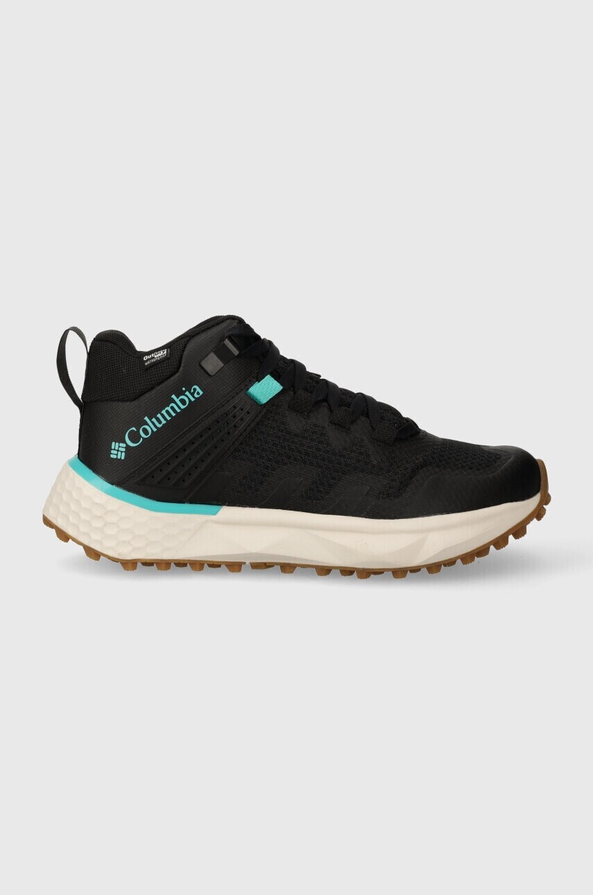 Topánky Columbia Outdry FACET 75 MID OD WMNS dámske, čierna farba, 2027201