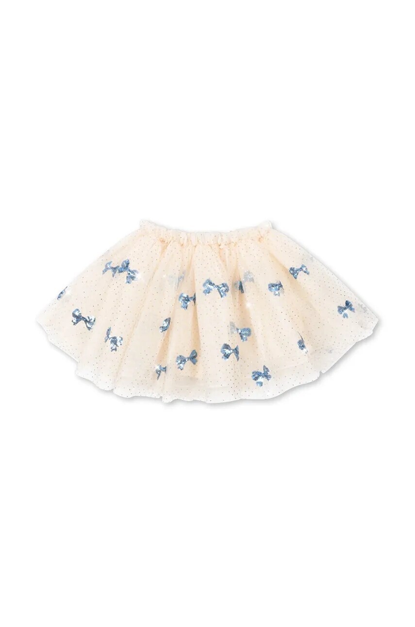 Dievčenská sukňa Konges Sløjd YVONNE SKIRT béžová farba, mini, áčkový strih, KS101759