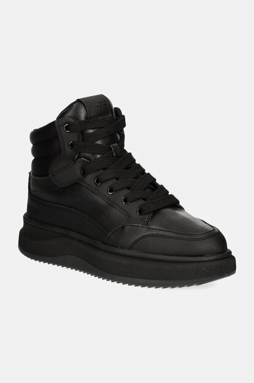 Členkové topánky Aldo STRATO pánske, čierna farba, 13847665 STRATO