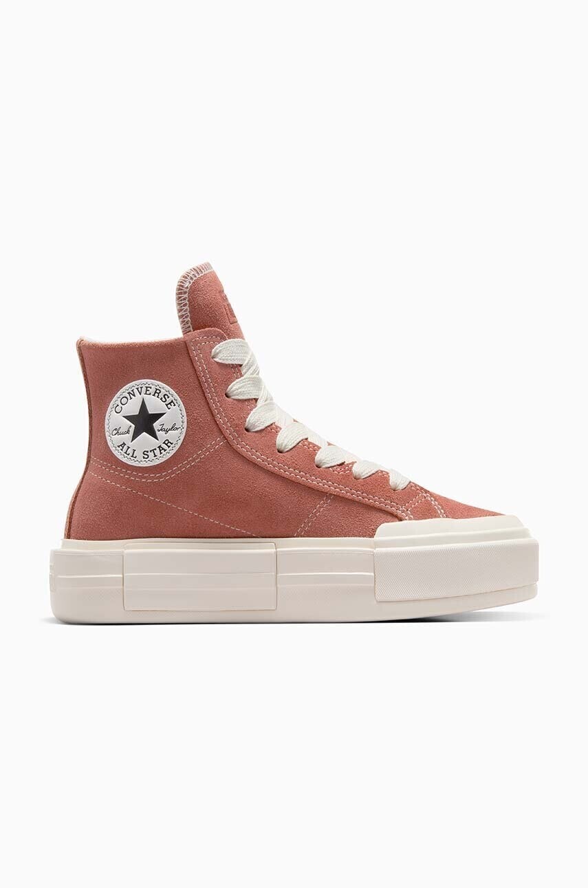Semišové tenisky Converse Chuck Taylor All Star Cruise oranžová farba, A10437C
