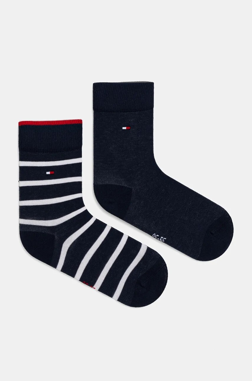 Ponožky Tommy Hilfiger 2-pak tmavomodrá farba, 701229939