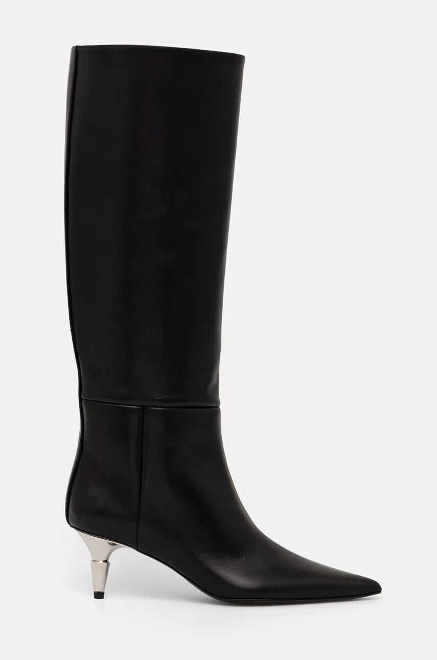 Kožené čižmy Proenza Schouler Spike dámske, čierna farba, na vysokom podpätku, PS43071A