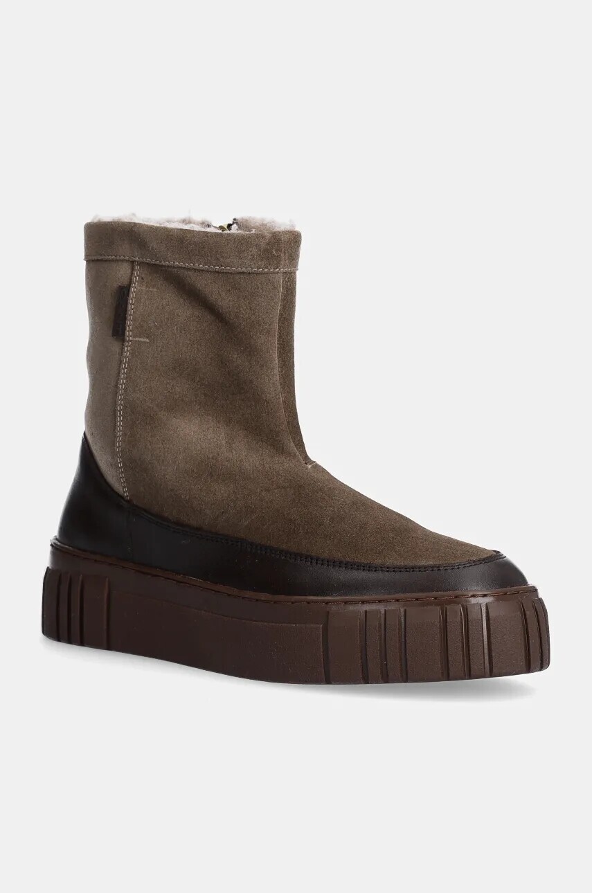 Semišové snehule Gant Snowmont hnedá farba, 29543785 G135