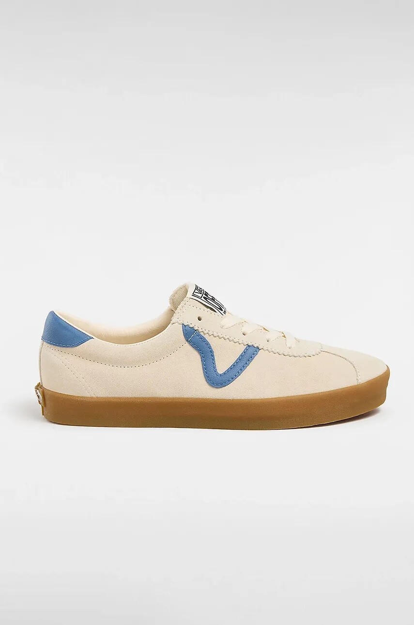 Semišové tenisky Vans Sport Low béžová farba, VN000CTDYY21