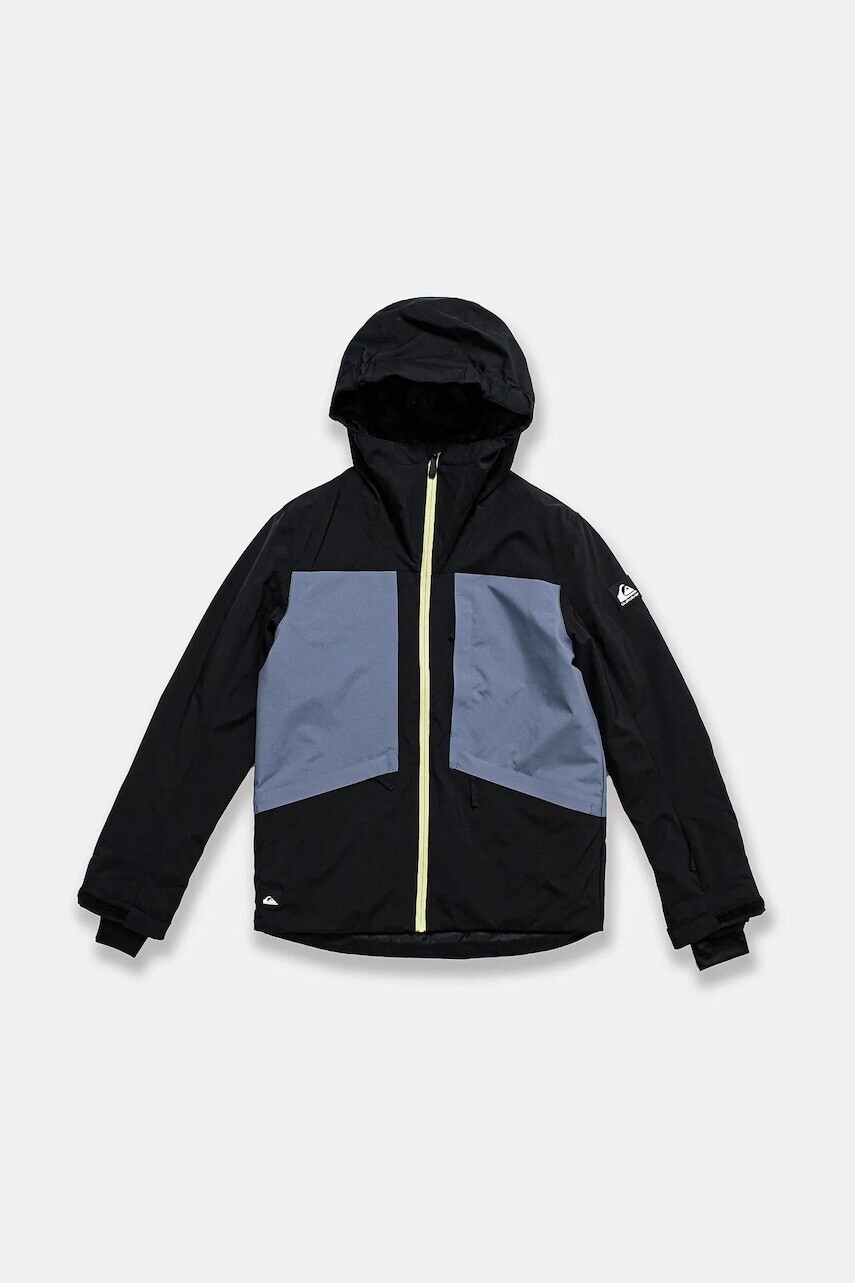 Detská lyžiarska bunda Quiksilver AMBITION JK čierna farba, EQBTJ03213
