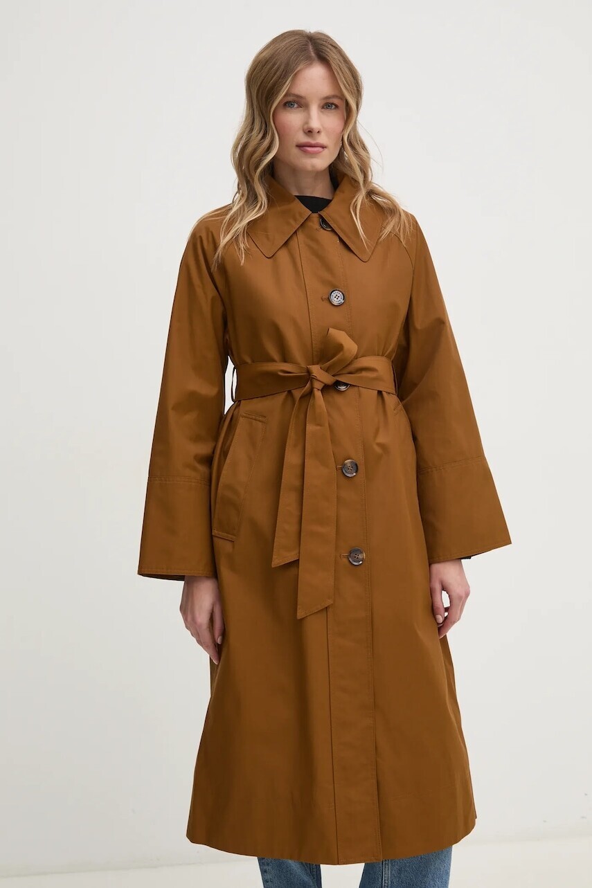 Trenčkot Barbour dámsky, prechodný, oversize, LSP0198BR51
