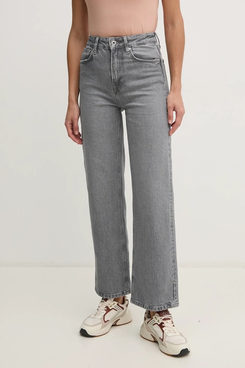 Rifle Pepe Jeans STRAIGHT JEANS UHW LEXA dámske, vysoký pás, PL204731UN0