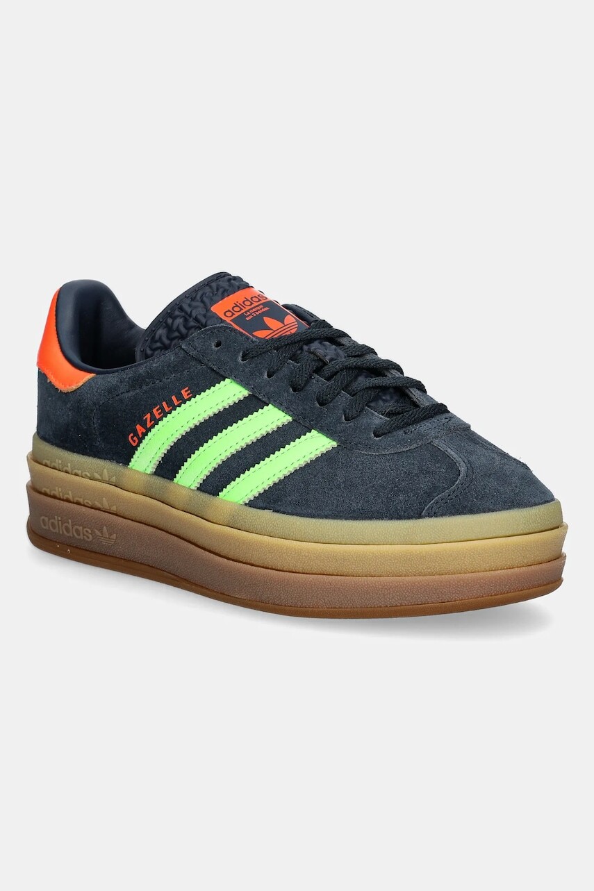 Tenisky adidas Originals Gazelle Bold tmavomodrá farba, JH9667