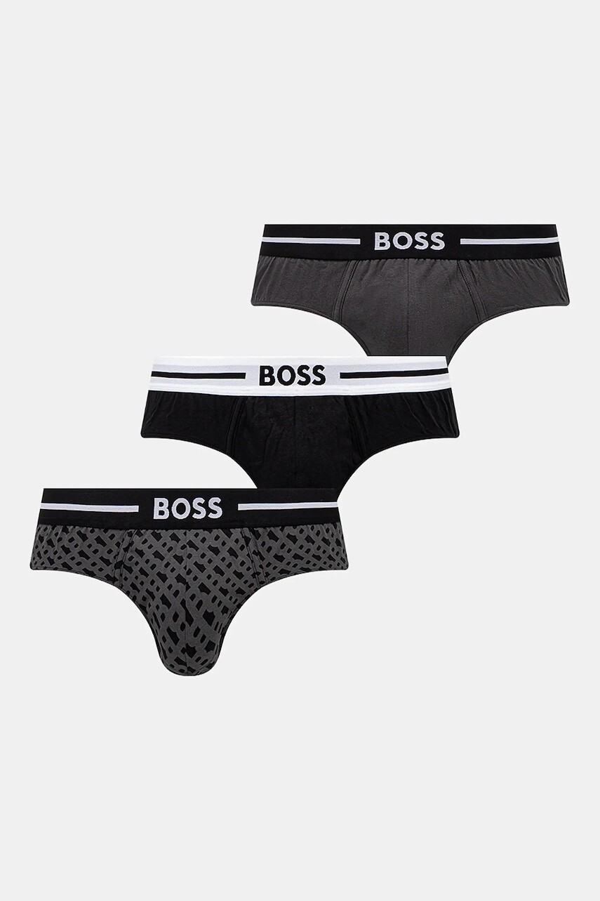 Slipy BOSS 3-pak pánske, viac farieb, 50531706