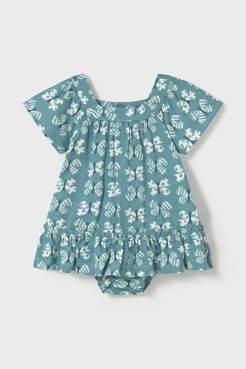 Detské bavlnené šaty Mayoral mini, áčkový strih, 1916