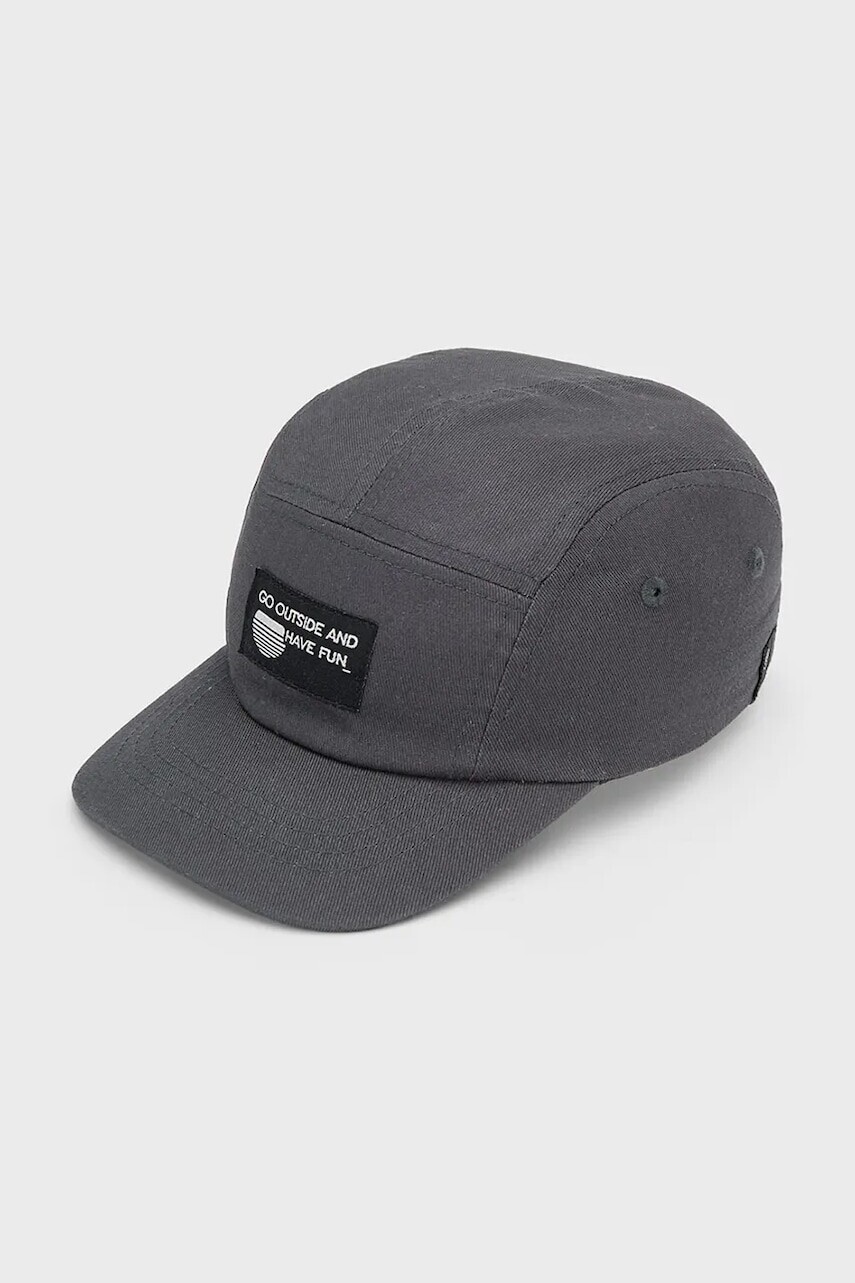 Detská bavlnená šiltovka Mayoral čierna farba, s nášivkou, 10918