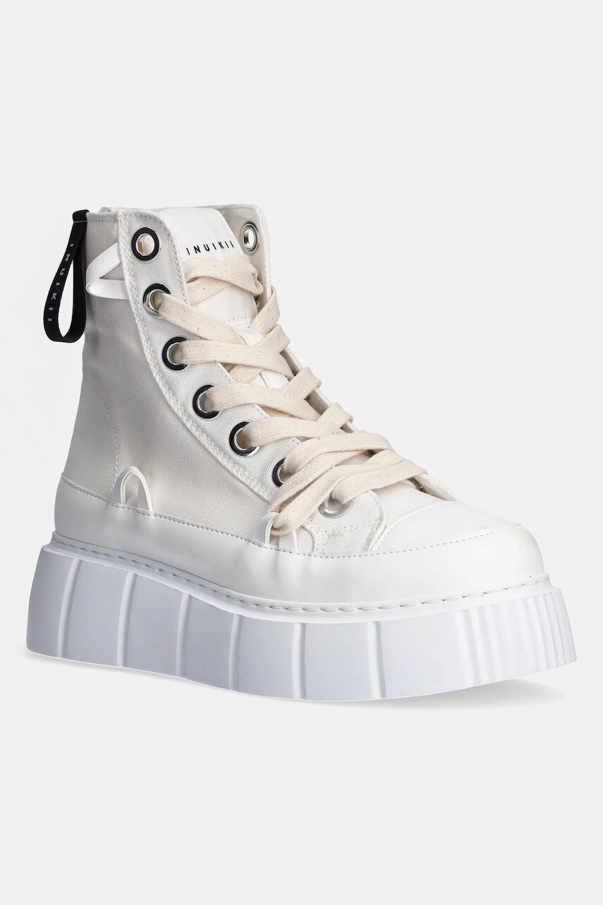 Tenisky Inuikii Matilda Canvas High dámske, biela farba, 1001.002.0012.100 / 30103-025