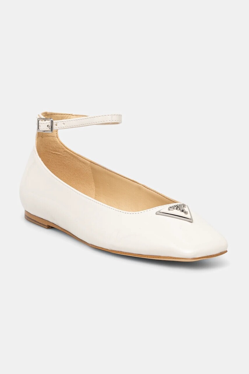 Baleríny Guess LEVVIS béžová farba, FLPLVV PAT02