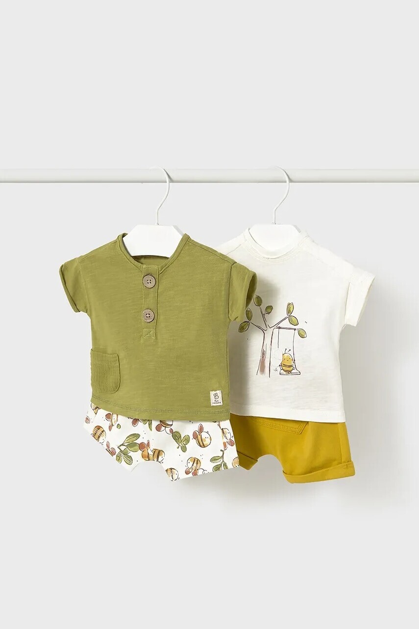 Sada pre bábätká Mayoral Newborn zelená farba, 1611