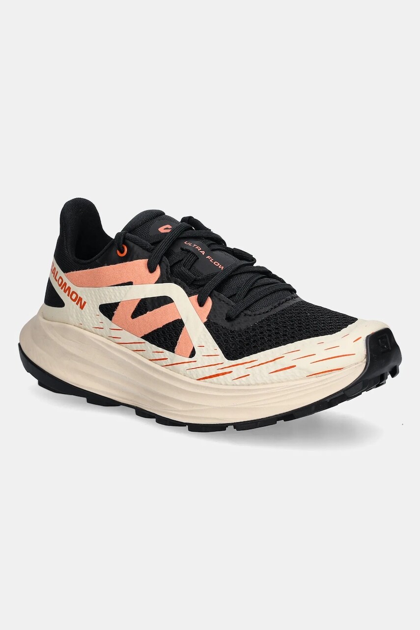 Topánky Salomon Ultra Flow dámske, čierna farba, L47808400