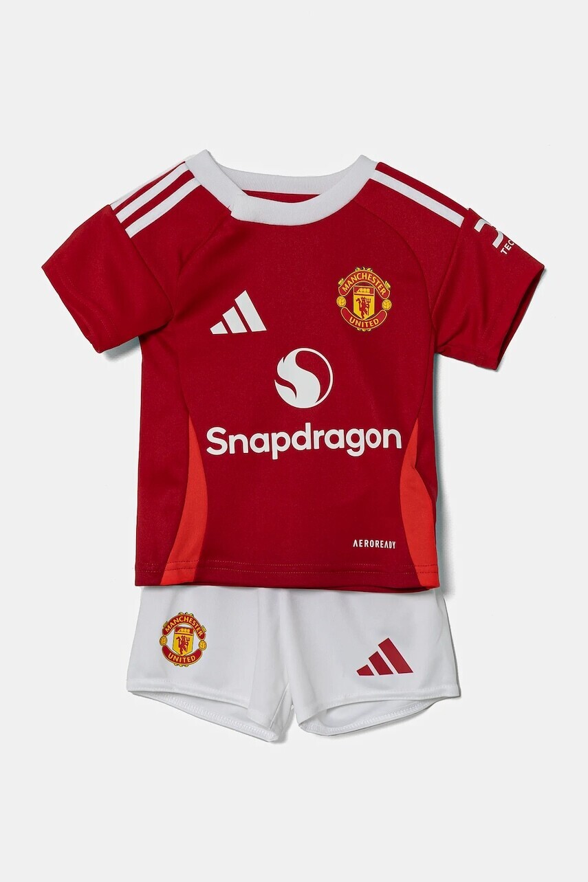 Sada pre bábätká adidas Performance MUFC červená farba, IT1979