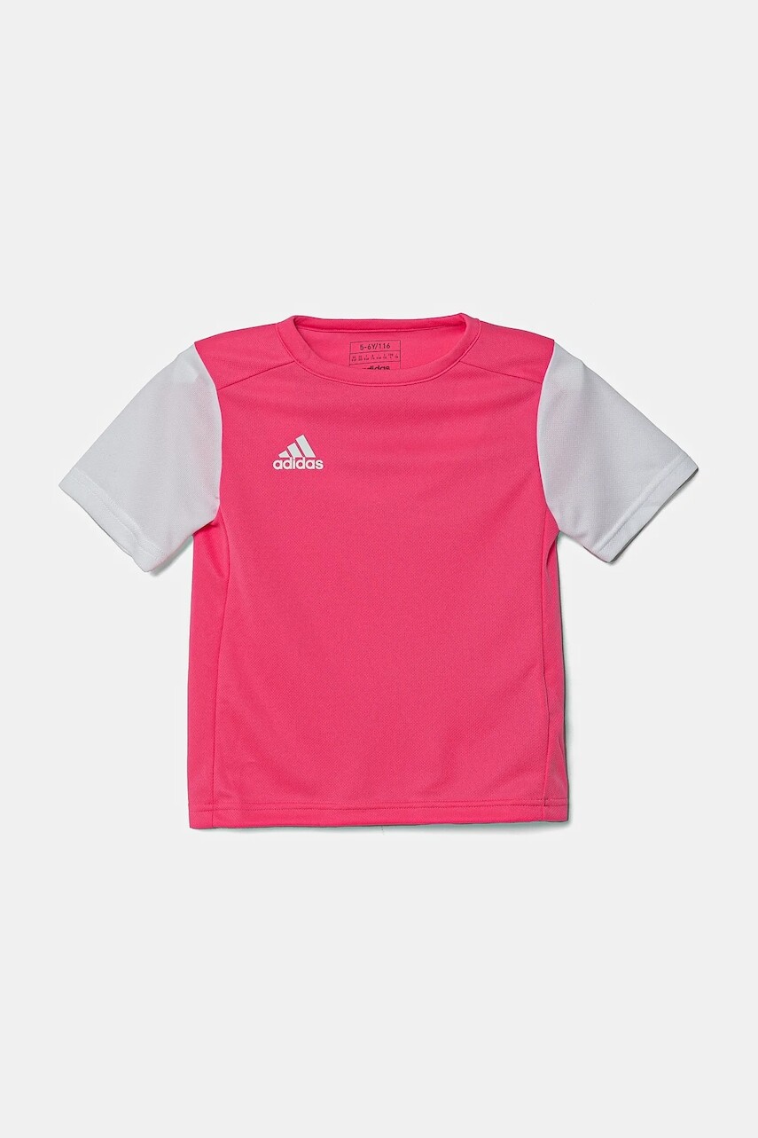 Detské tričko adidas Performance ružová farba, s potlačou, DP3228