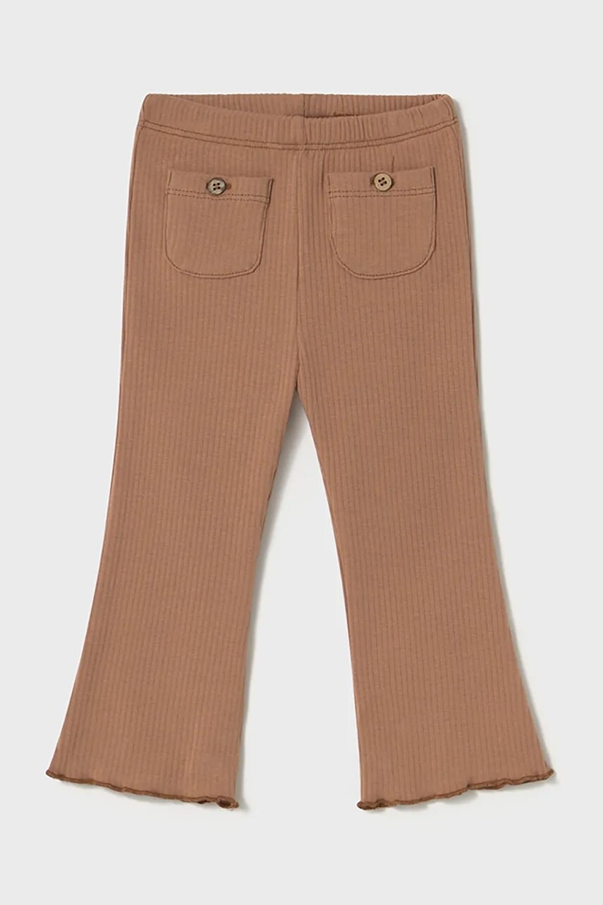 Detské legíny Mayoral hnedá farba, jednofarebné, 1732