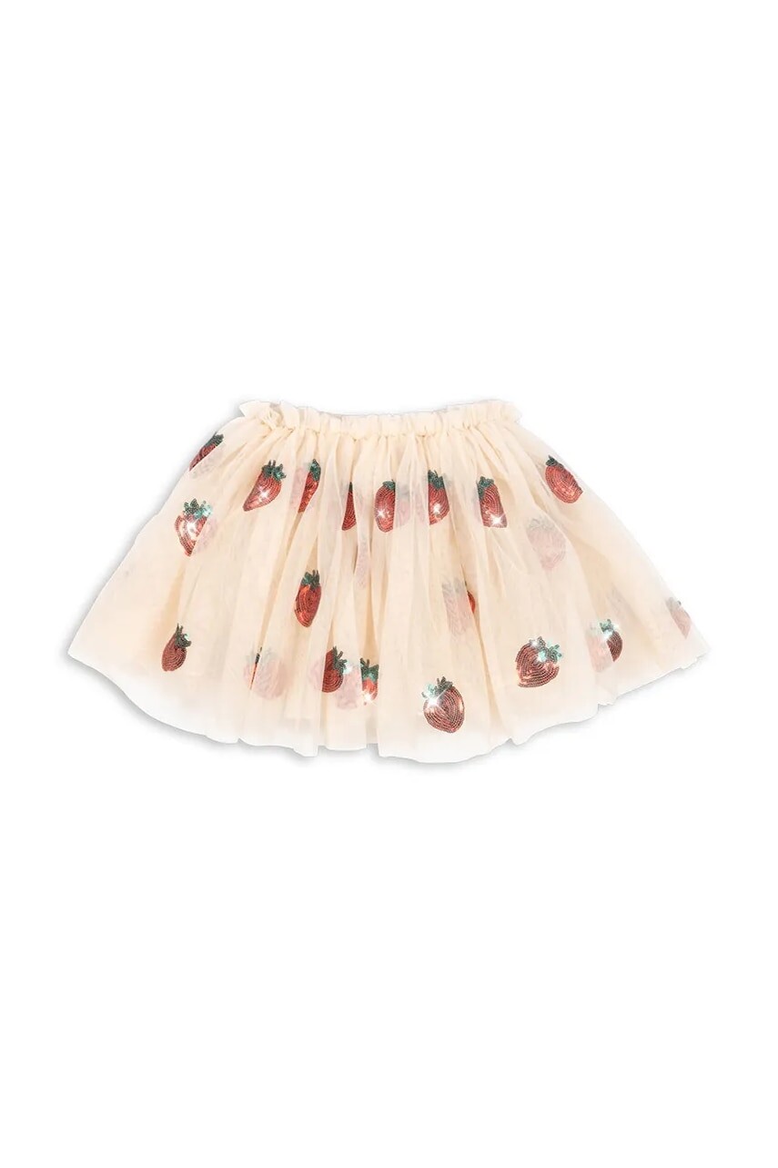 Dievčenská sukňa Konges Sløjd YVONNE SKIRT ružová farba, mini, áčkový strih, KS102863