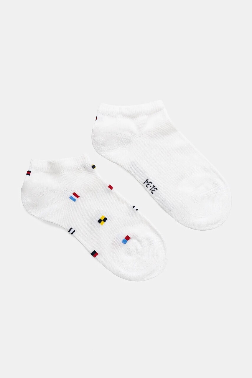 Detské ponožky Tommy Hilfiger 2-pak biela farba, 701232714