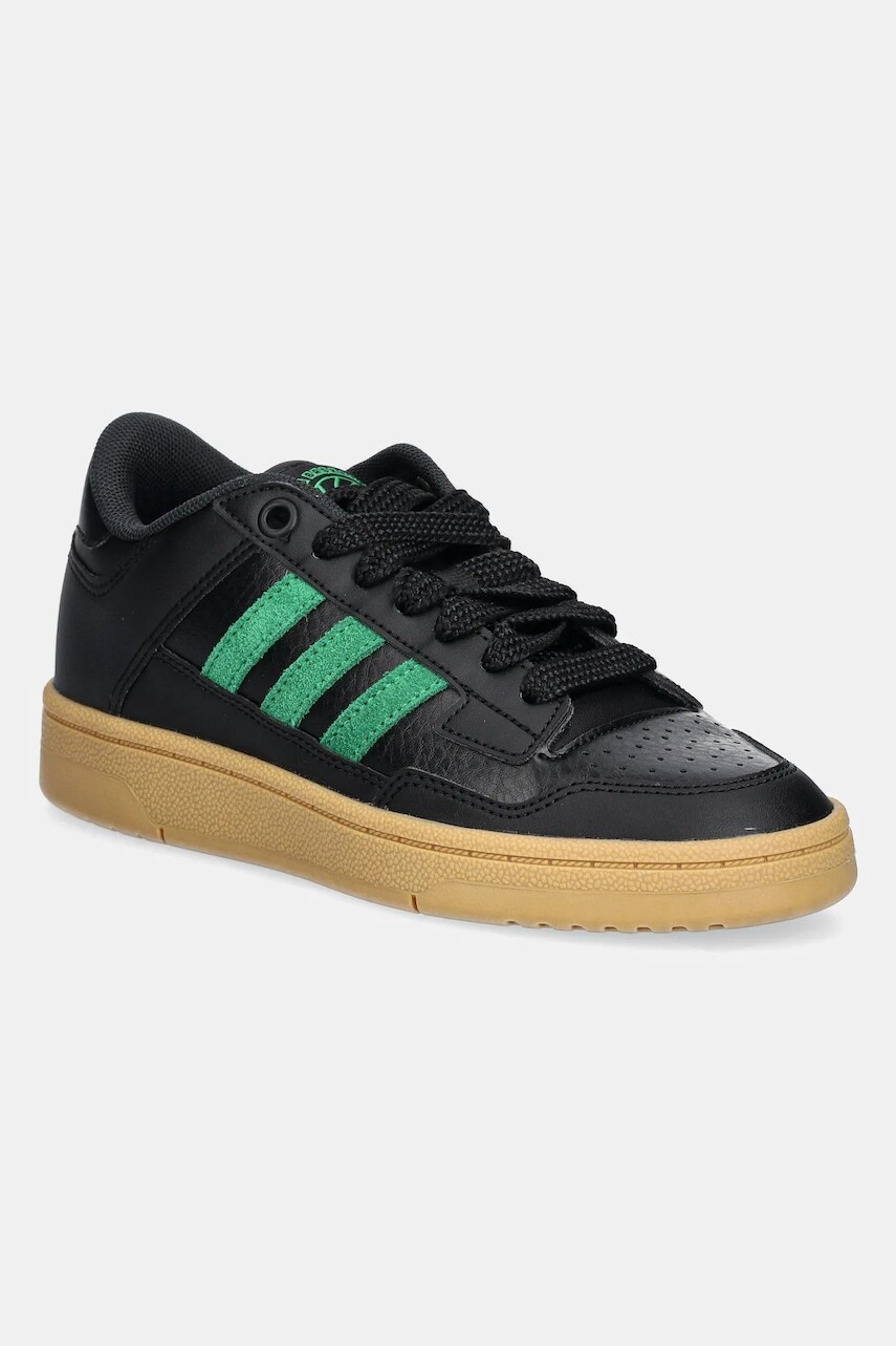 Detské tenisky adidas Originals RAPID COURT LOW čierna farba, JR3179