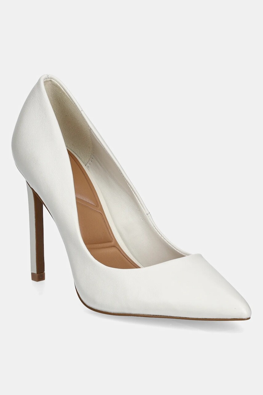 Kožené lodičky Aldo LALA béžová farba, 13985159