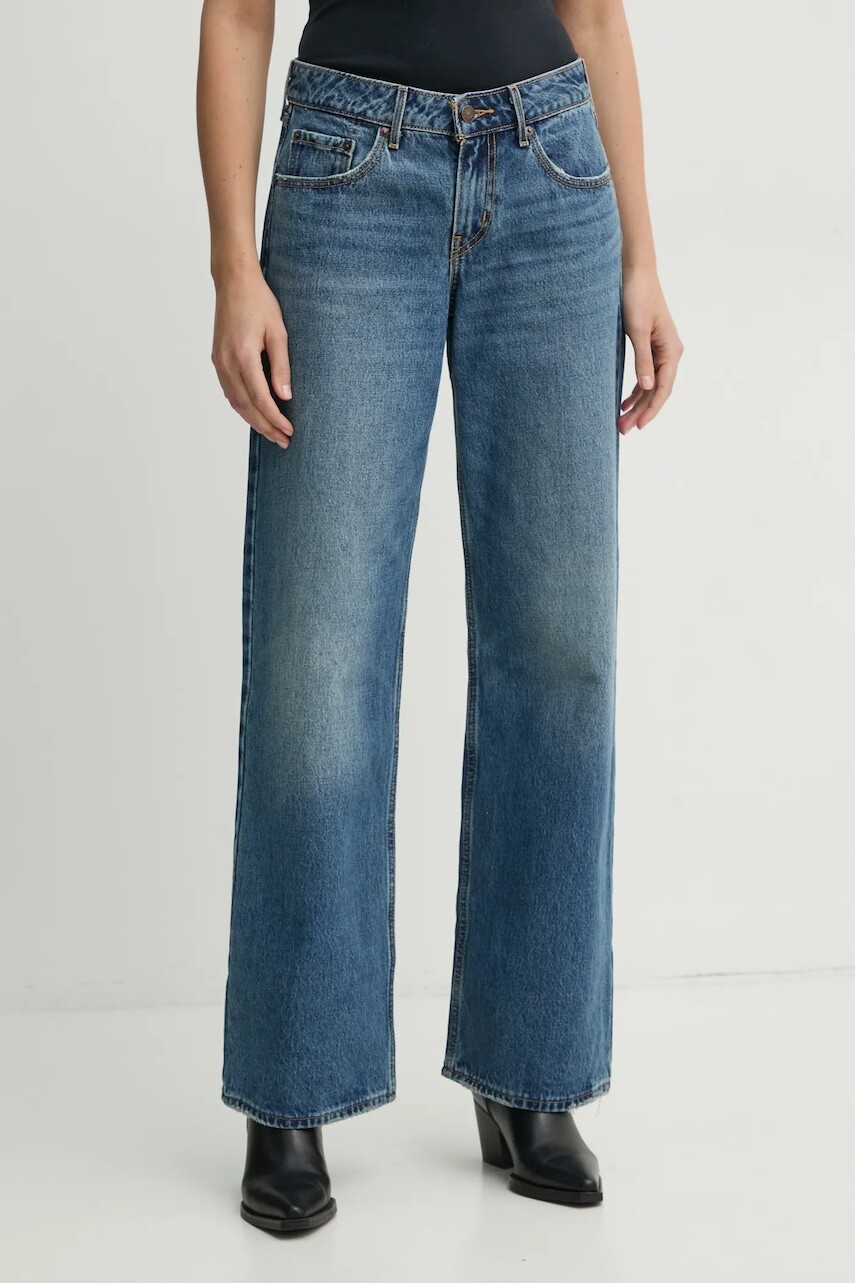 Rifle Levi's LOW LOOSE dámske, vysoký pás, A5566