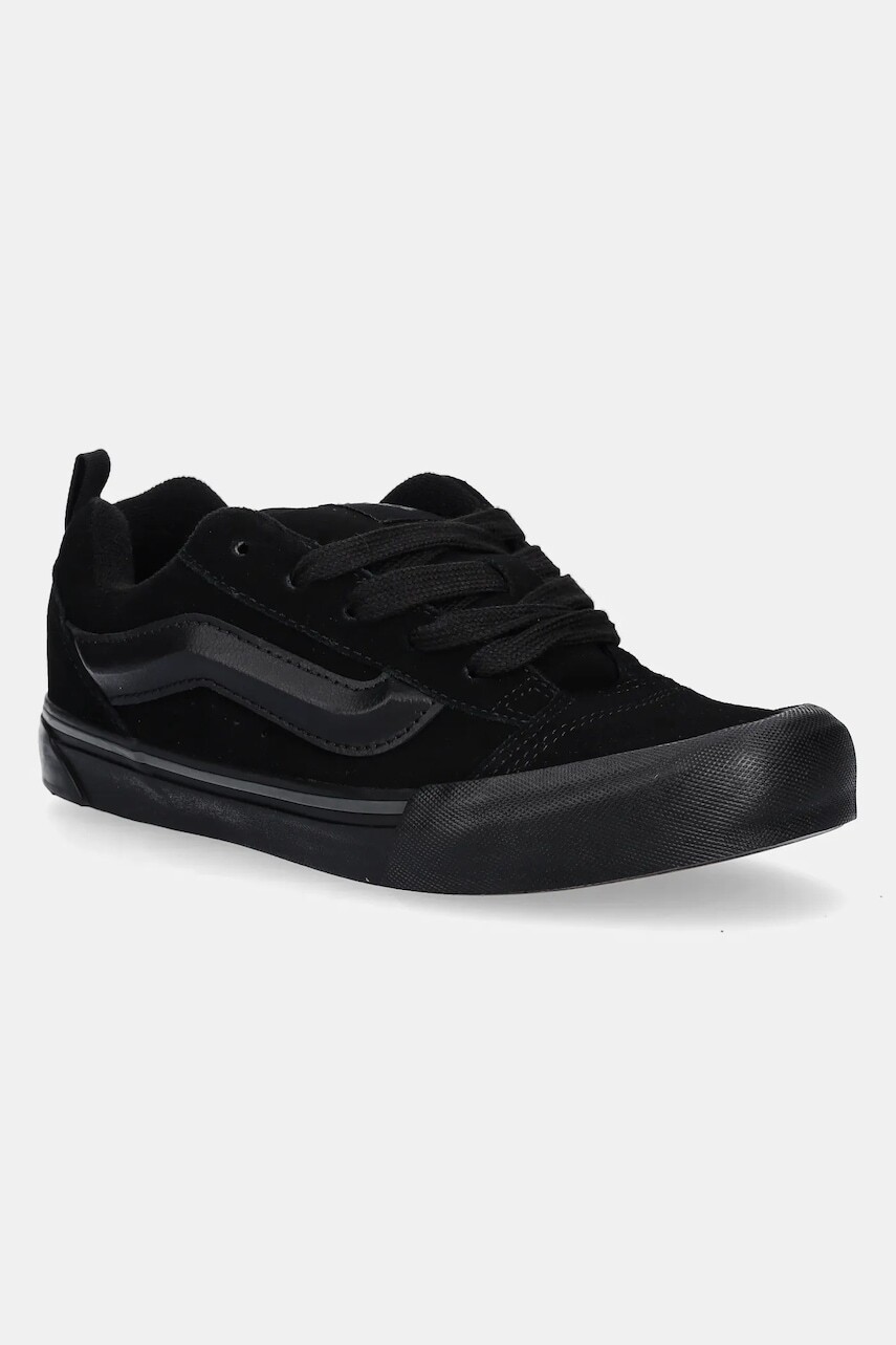 Detské semišové tenisky Vans Knu Skool čierna farba, VN000D2TBZJ1