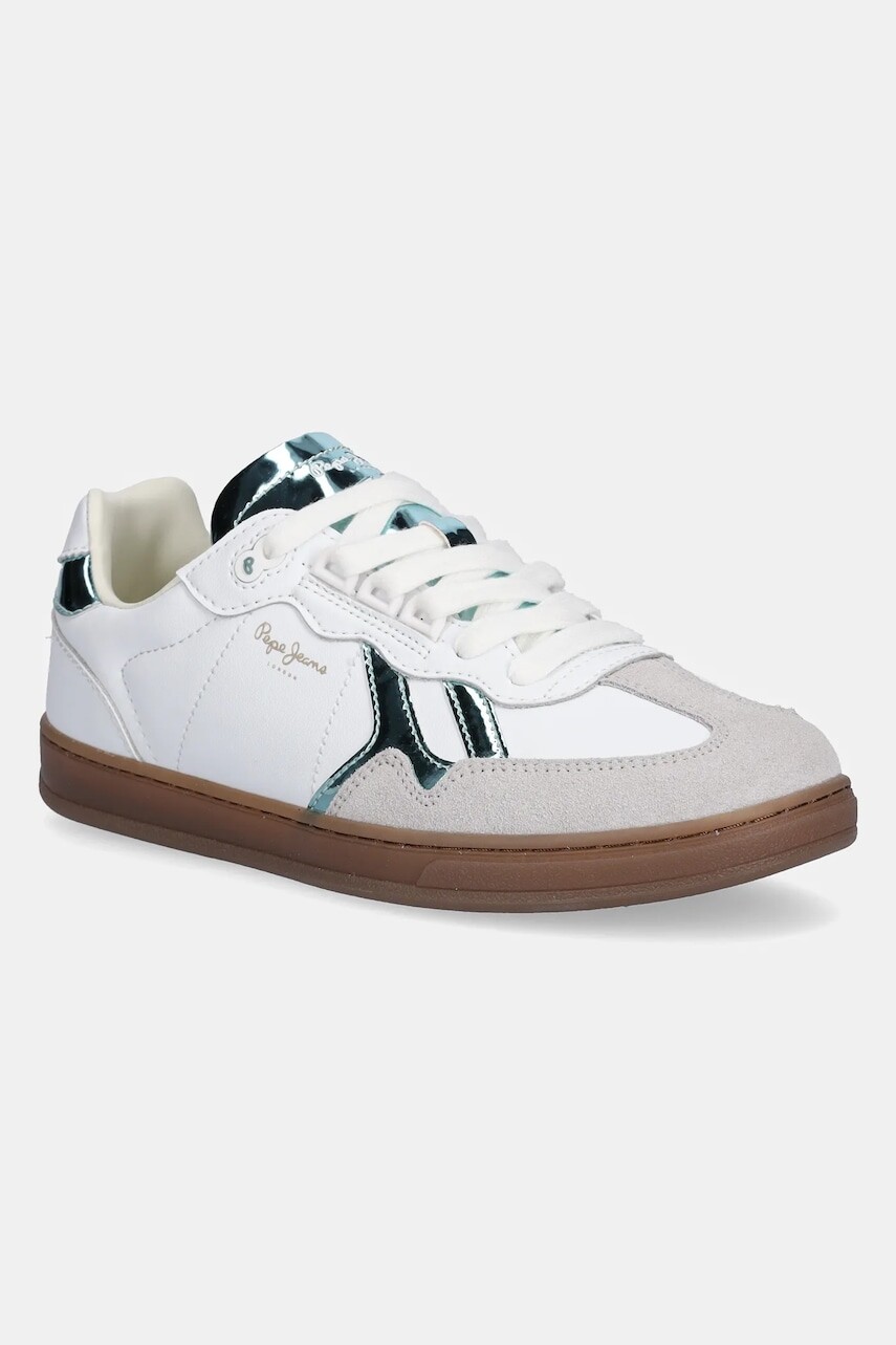 Tenisky Pepe Jeans BALL RISE W dámske, biela farba, PLS00037