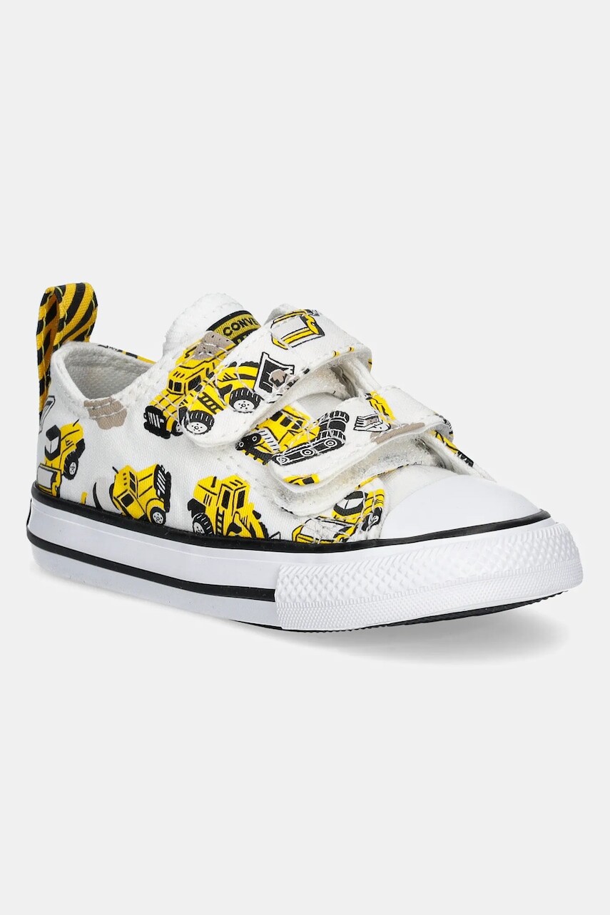Detské tenisky Converse Chuck Taylor All Star 2V biela farba, A12610C