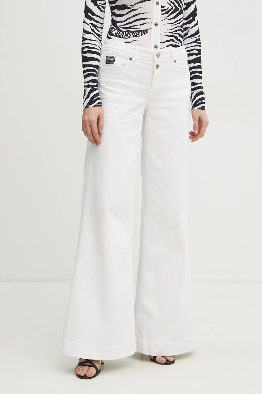 Rifle Versace Jeans Couture dámske, stredne vysoký pás, 78HAB561 CEWR1