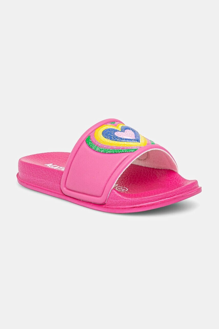 Detské šľapky Agatha Ruiz de la Prada ružová farba, 252995