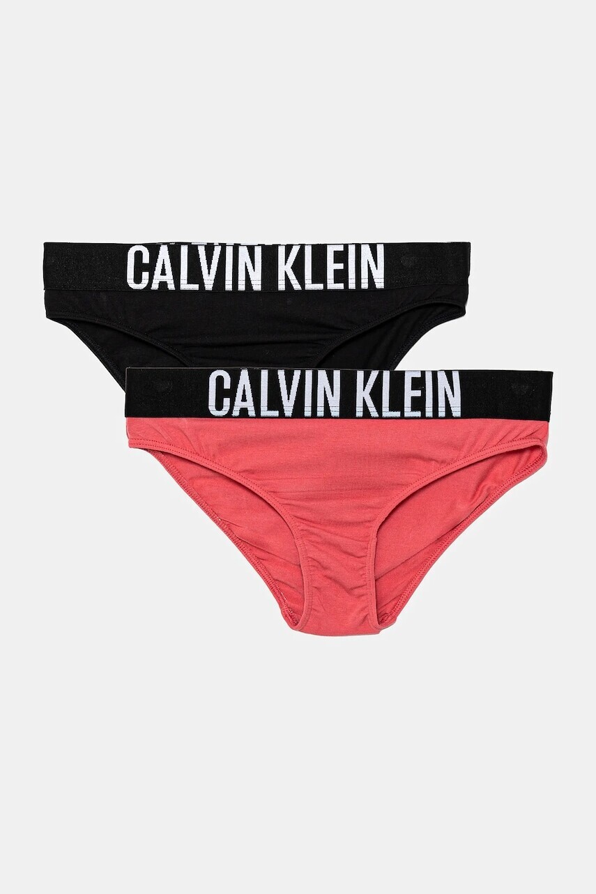 Detské nohavičky Calvin Klein Underwear 2-pak ružová farba, G80G800729