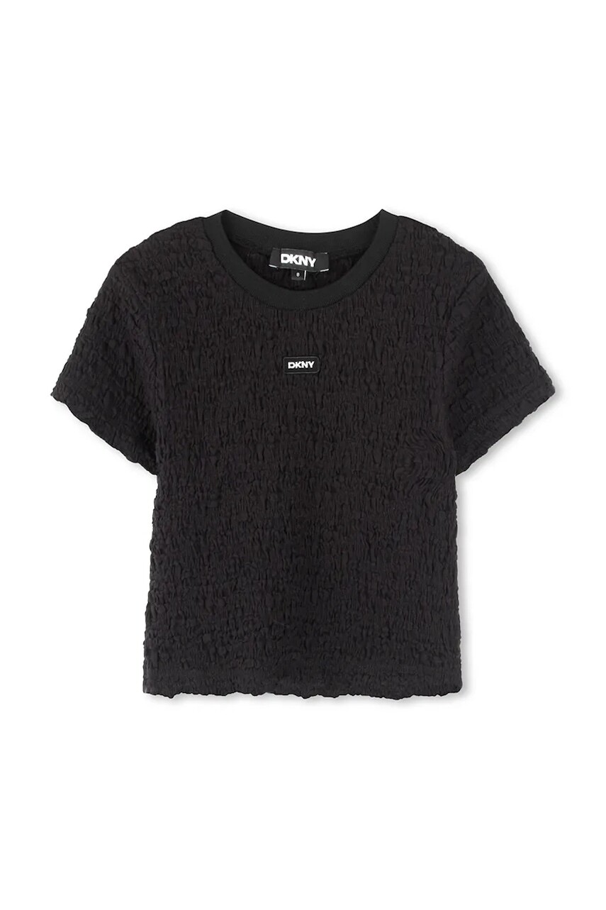 Detské tričko Dkny čierna farba, D62310