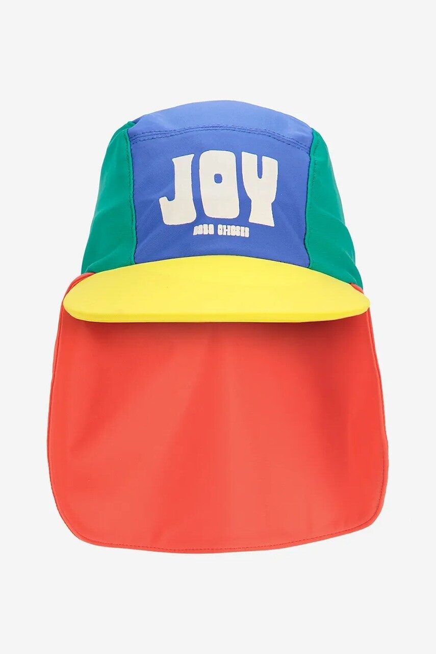 Detská baseballová čiapka Bobo Choses Joy biela, z tenkej pleteniny, 125AH013