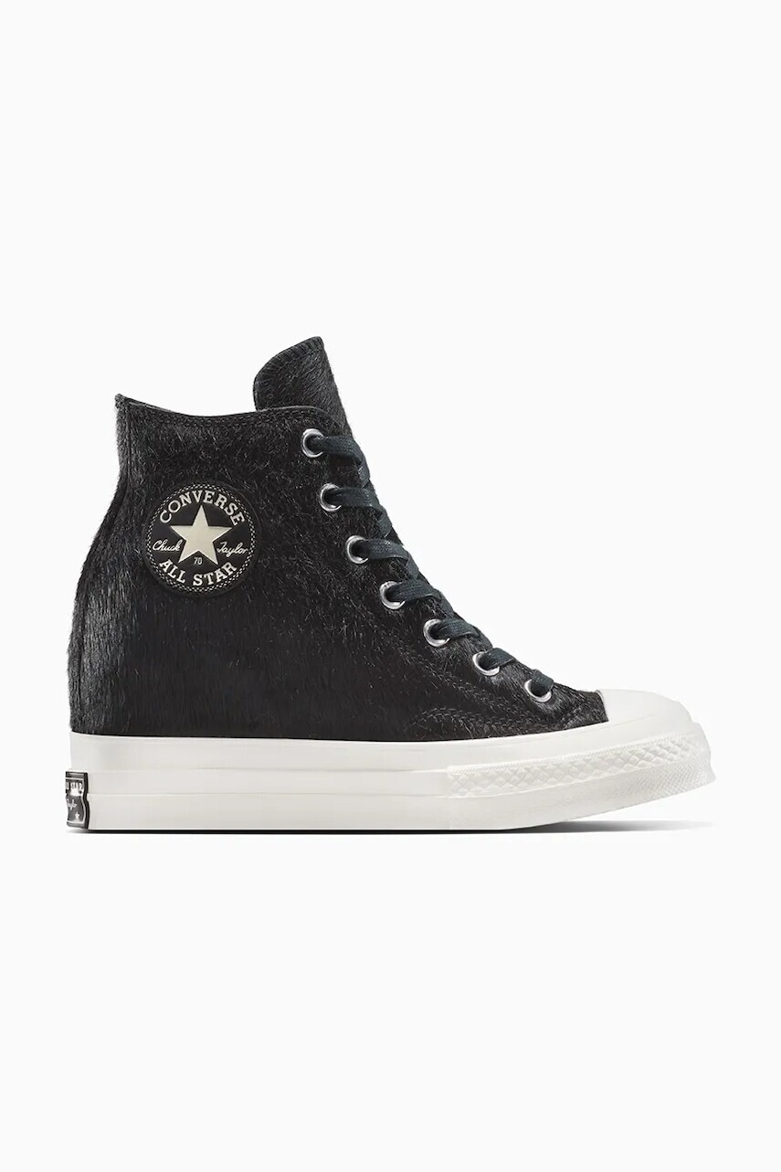 Tenisky Converse Chuck 70 Pony Hair čierna farba, A12561C