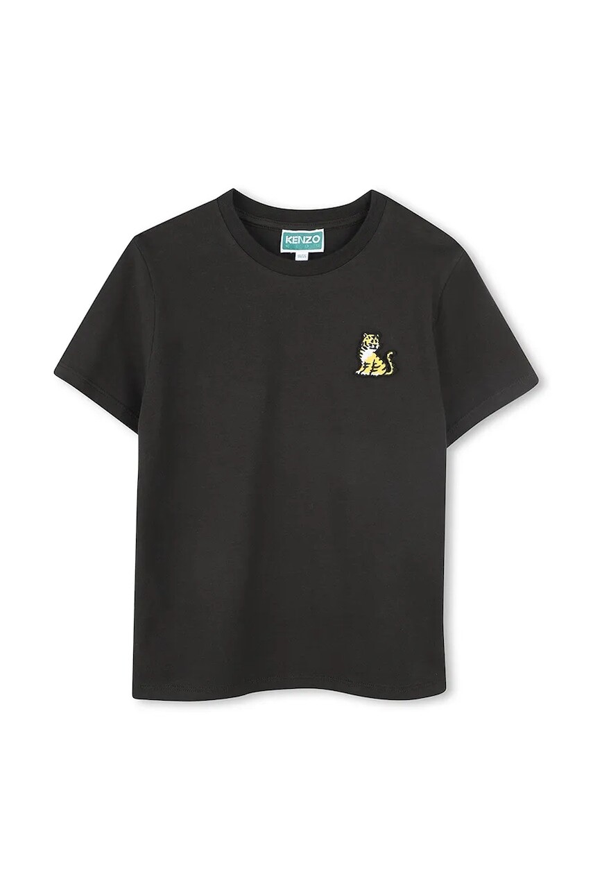 Detské bavlnené tričko Kenzo Kids s potlačou, K61138