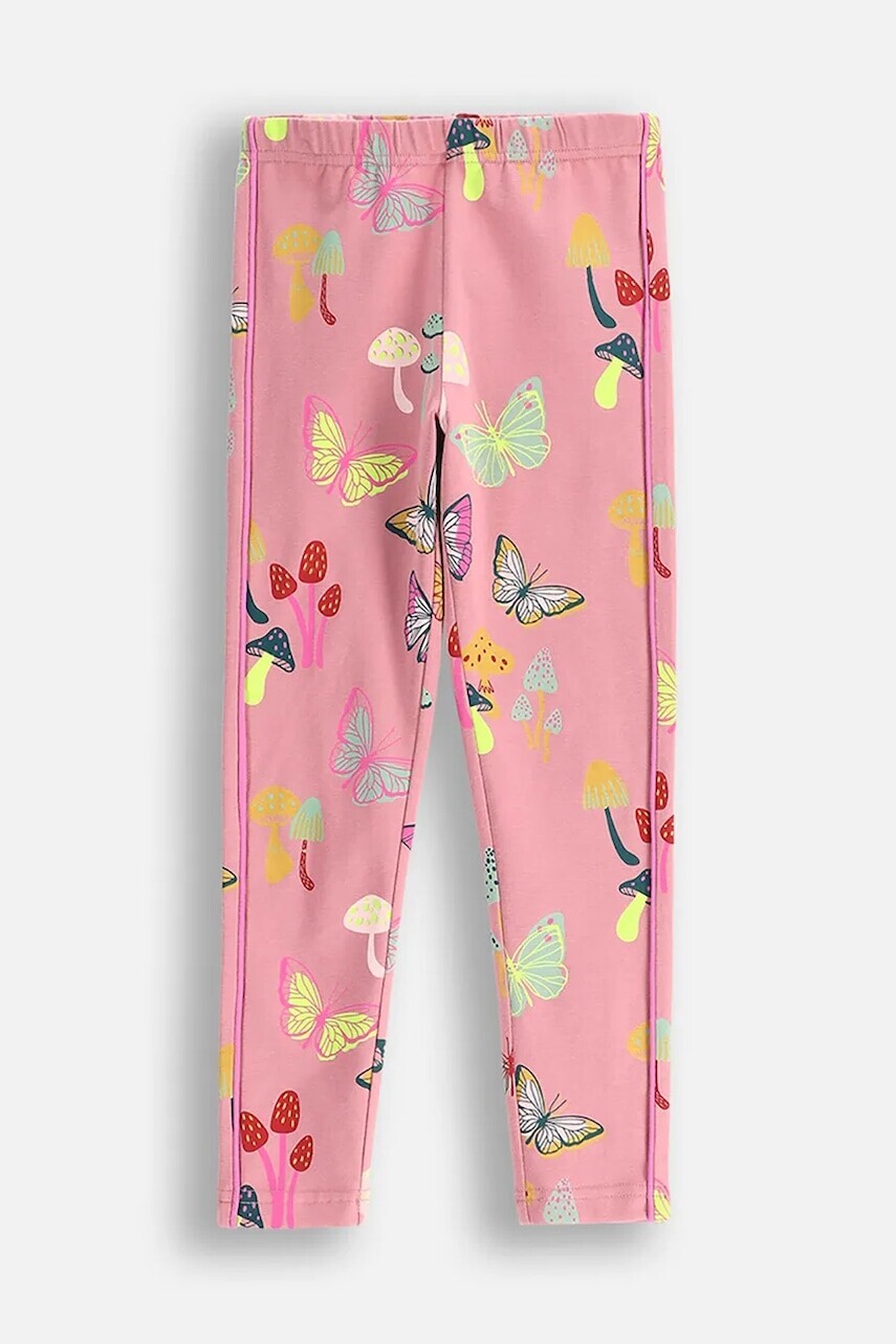 Detské legíny Coccodrillo ružová farba, vzorované, DREAM DIARIES GIRL KIDS