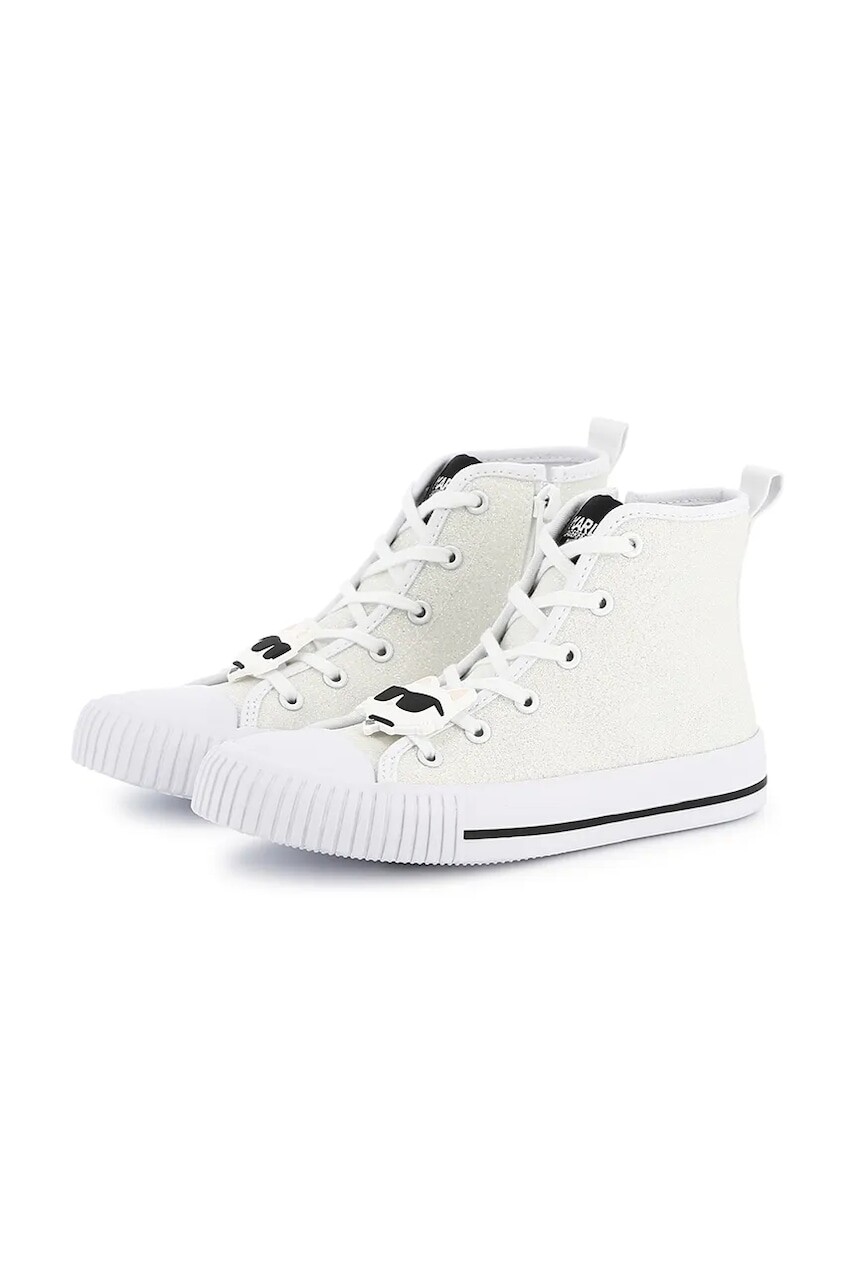 Detské tenisky Karl Lagerfeld biela farba, Z30585