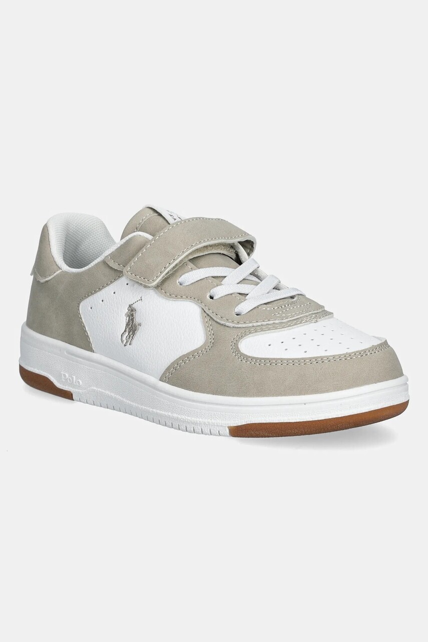 Detské tenisky Polo Ralph Lauren MASTERS COURT PS šedá farba, RL02439101